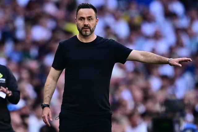 Tottenham Hotspur manager Roberto De Zerbi