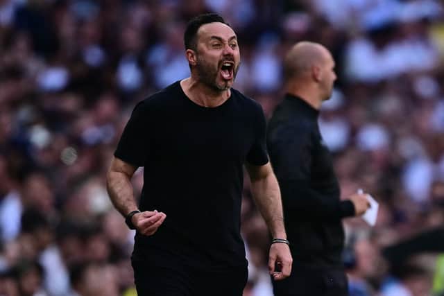 Spurs head coach Roberto De Zerbi