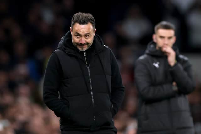 Spurs head coach Roberto De Zerbi