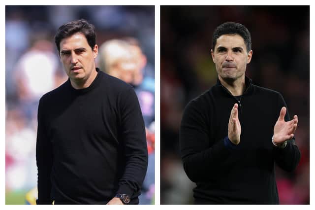 Andoni Iraola & Mikel Arteta
