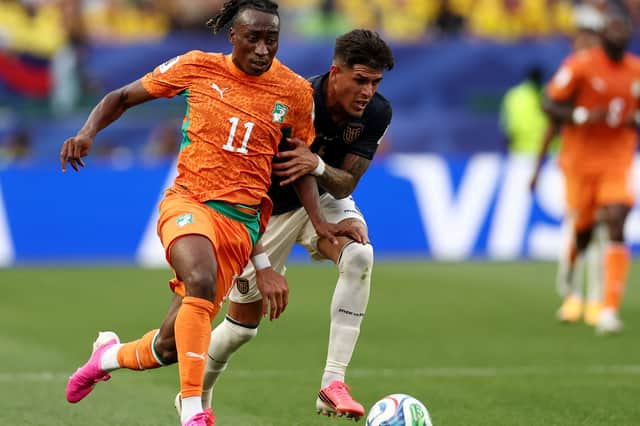 The Ivory Coast's Yan Diomande