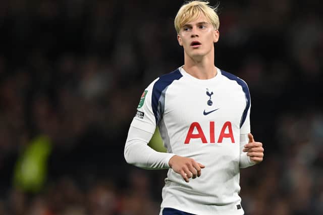 Lucas Bergvall cost a reported £8.5m when he signed from Djurgarden in 2024.