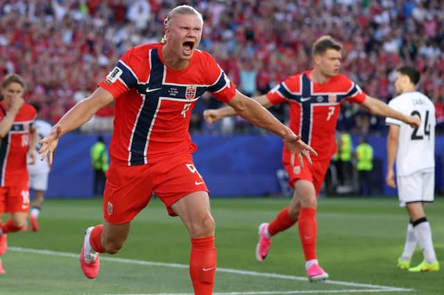 Erling Haaland's four goals is the most by a Norwegian at men's World Cups