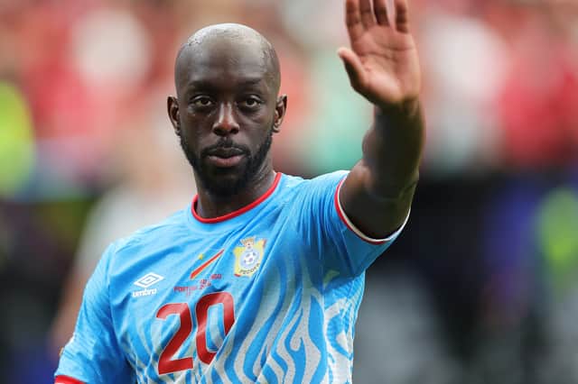 Yoane Wissa scored twice against Uzbekistan to set up DR Congo's fixture with England
