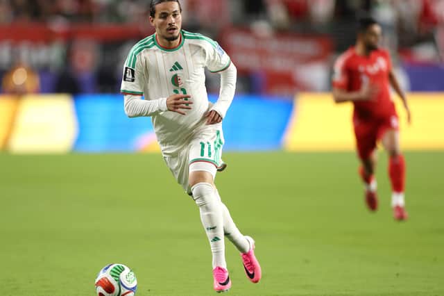 Anis Hadj Moussa has made 17 appearances for Algeria, scoring twice