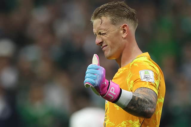 Jordan Pickford will break England's World Cup appearance record against Norway