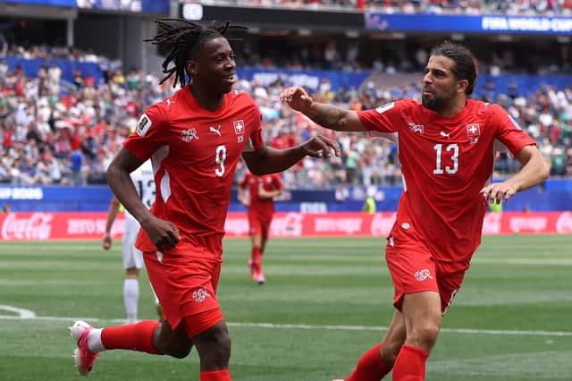 Switzerland international Johan Manzambi (left) is expected to be among Aston Villa's new signings