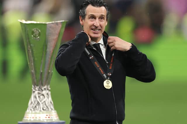 Unai Emery won the Europa League for the fifth time in his career last season