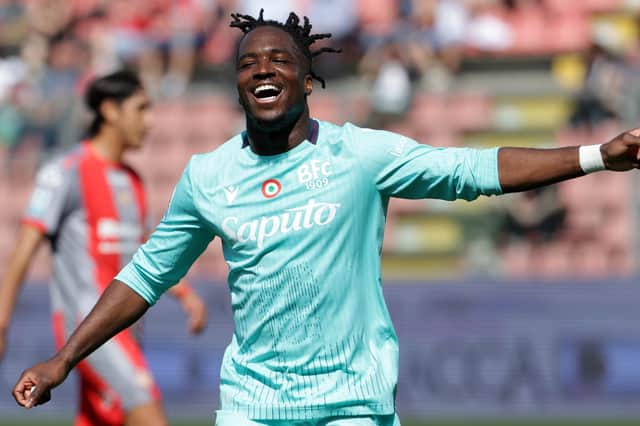 Jonathan Rowe scored eight goals in 43 games for Bologna last season