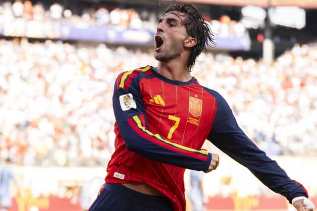 The winner in the World Cup final was Ferran Torres' 25th goal in 65 caps for Spain