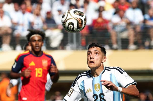 Nahuel Molina played in seven of Argentina’s games during their ultimately unsuccessful World Cup run