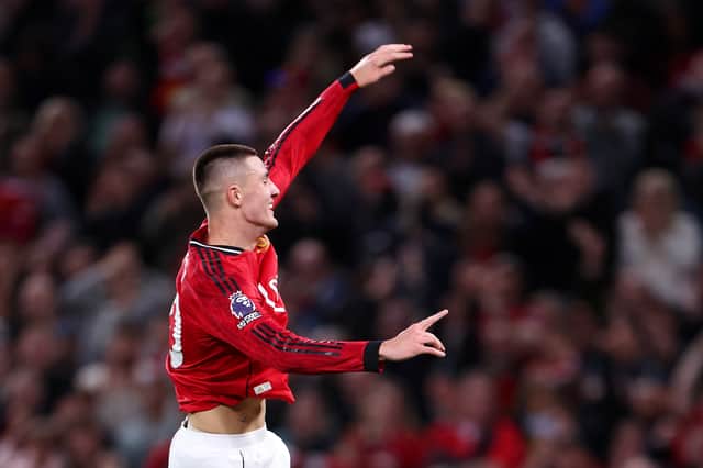 Benjamin Sesko scored eleven Premier League goals in his debut season for Man United