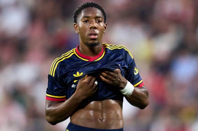 Myles Lewis-Skelly has been with Arsenal since he was nine - but may now be on the move