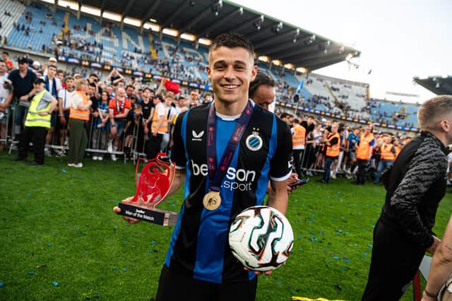 Club Brugge striker Nicolo Tresoldi could be on the move this summer
