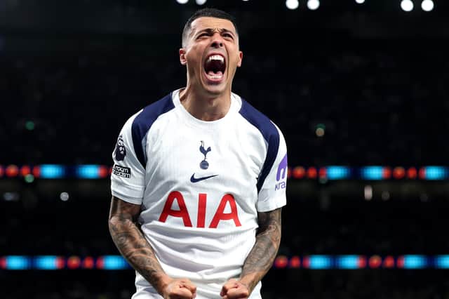 Pedro Porro has 31 goal involvements in three seasons at Tottenham Hotspur