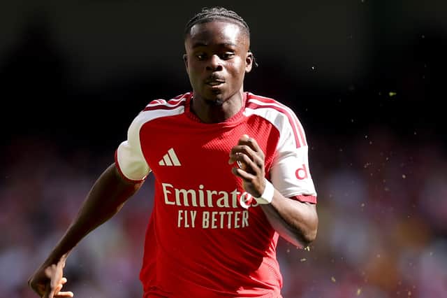 Bukayo Saka could be left on the bench for Friday's match against Coventry