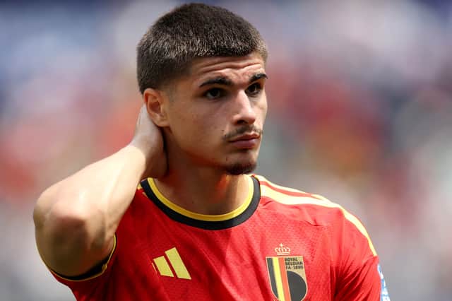 Matias Fernandez-Pardo played for Belgium against Egypt in the 2026 World Cup