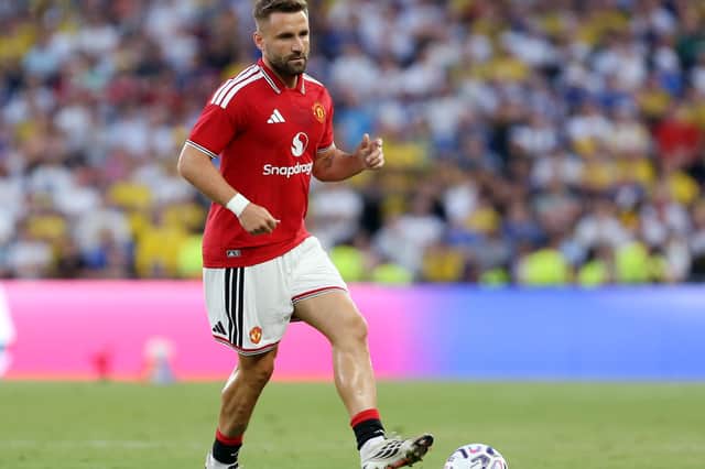 Luke Shaw is a doubt ahead of Manchester United's match against Fulham