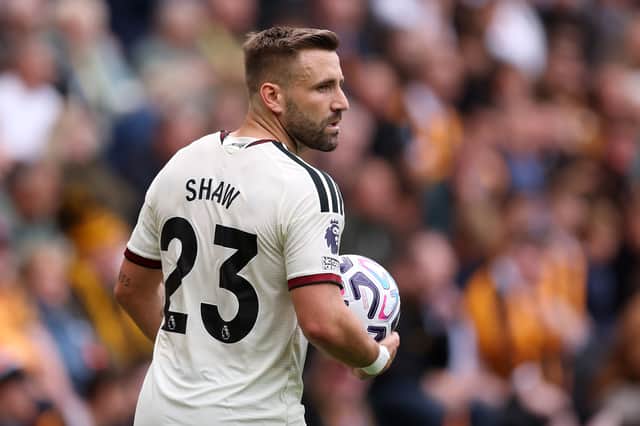 Luke Shaw is an injury doubt heading into Man United's clash against Fulham