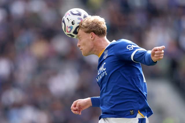 Real Madrid are the latest club to be linked with Everton star Jarrad Branthwaite