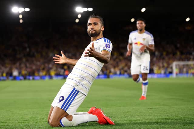 Dominic Calvert-Lewin was later awarded a disputed goal in Leeds' win over Newcastle