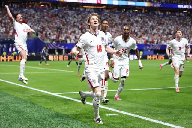 Anthony Gordon scored England's only goal in their 2-1 World Cup semi-final loss to Argentina