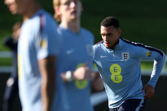 Real Madrid's Trent Alexander-Arnold will be looking to force his way back into England's starting eleven