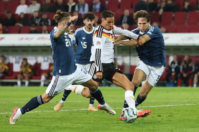 Younes Ebnoutalib was capped by Germany for the first time during the ongoing international break
