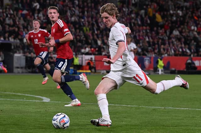Anthony Gordon was the best player on the pitch in England's 2-0 win over Czechia