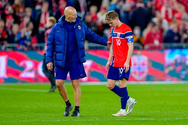 Martin Odegaard was injured on international duty with Norway