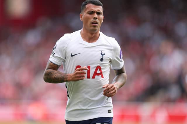 Pedro Porro is at risk of missing the crucial match against Manchester United