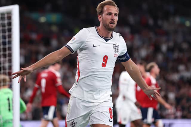 Harry Kane is now on 91 international goals, seventh all-time and just one behind Robert Lewandowski