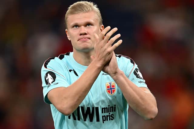 Haaland played the full 90 minutes of Norway's first three Nations League games, scoring three goals