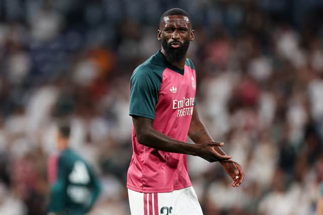 Real Madrid's Antonio Rudiger has been linked with a surprise move to Tottenham