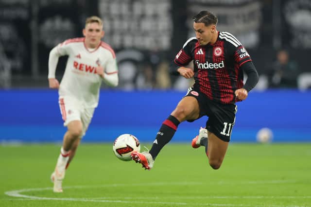 Eintracht Frankfurt striker Younes Ebnoutalib is said to be on Tottenham's radar