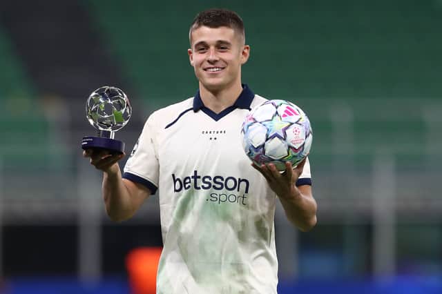 Club Brugge's Nicolo Tresoldi is picking up plenty of Premier League interest