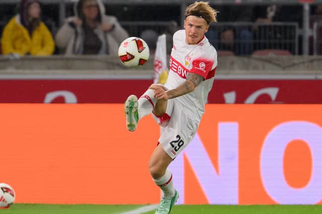 Finn Jeltsch joined Stuttgart in 2024 as a teenager and established himself as a regular in the Bundesliga soon after