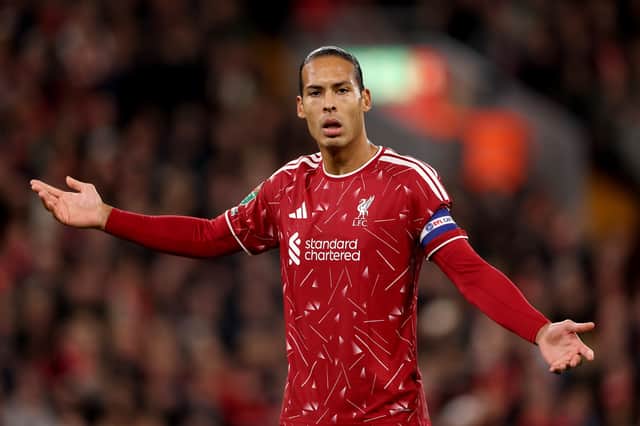 Virgil van Dijk is set to make his 281st Premier League appearance for Liverpool