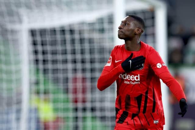 Eintracht Frankfurt's Randal Kolo Muani (Photo by RONNY HARTMANN/AFP via Getty Images)
