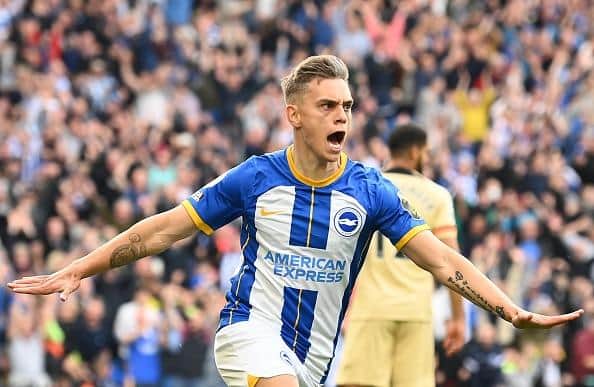 Brighton's Belgian midfielder Leandro Trossard continues to be linked with Premier League rivals Chelsea