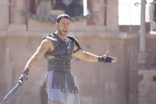 Winner of the Best Picture award at the Oscars in 2000, Russell Crowe stars as Maximus, a Roman general who is betrayed and has his family murdered by an emperor's corrupt son (Joaquin Phoenix).