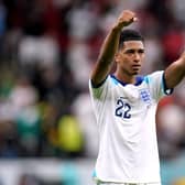 LEADING LIGHT: England's Jude Bellingham celebrates after the end of the 3-0 win against Senegal at the Al-Bayt Stadium, Qatar. Picture: Adam Davy/PA