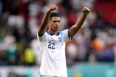 LEADING LIGHT: England's Jude Bellingham celebrates after the end of the 3-0 win against Senegal at the Al-Bayt Stadium, Qatar. Picture: Adam Davy/PA