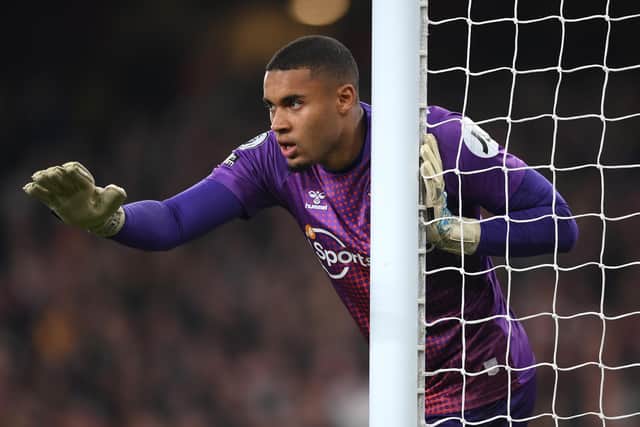 Former Pompey keeper Gavin Bazunu has been benched for Southampton's past four games Picture: Shaun Botterill/Getty Images