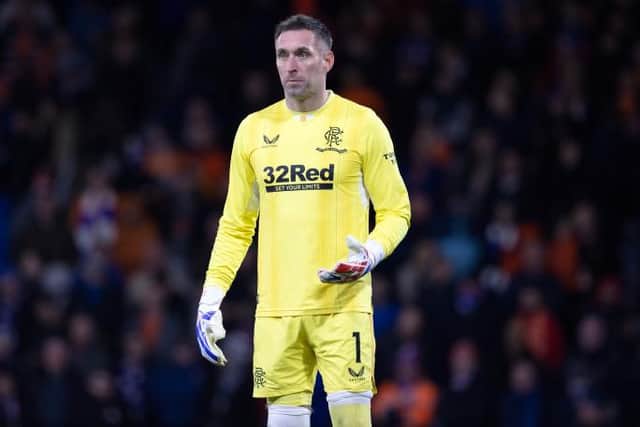 Goalkeeper hit his 100th European appearance and 96th for Rangers on the continent and is back in goals at Tannadice.