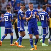 Leicester City players react to their relegation to the Championship.  