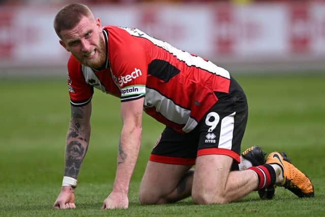 UNCERTAINTY: Sheffield United have not yet got as far as offering Oli McBurnie a contract