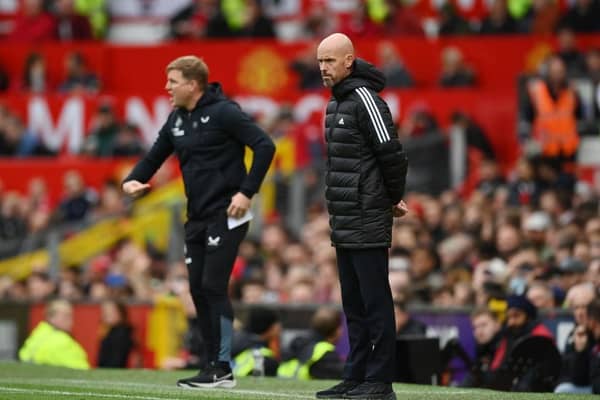 Erik ten Hag and Eddie Howe will square off at Wembley (Photo by Dan Mullan/Getty Images)