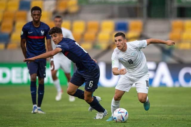 Oscar Gloukh has been linked with Celtic. (Photo by VLADIMIR SIMICEK / AFP) (Photo by VLADIMIR SIMICEK/AFP via Getty Images)