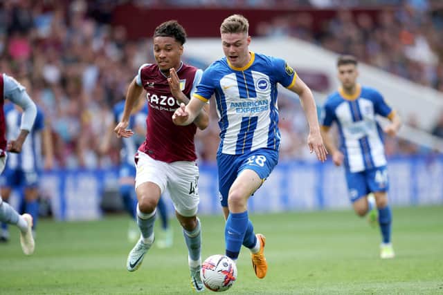 The Irish teenager’s goals helped the Sussex side reach the Europa League for the first time in the club’s history. (Photo by Eddie Keogh/Getty Images)